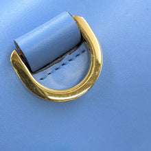 将图像加载到图库查看器中,GUCCI Bamboo Mini 3WAY Backpack Light Blue702106 Leather Bamboo