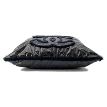 Load image into Gallery viewer, CHANEL CC Logo ChainTote Bag Black Nylon Fur