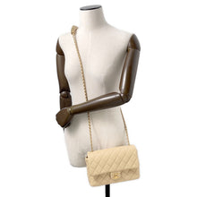 将图像加载到图库查看器中,CHANEL Matelasse ChainShoulder Bag Beige Lambskin