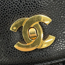 Load image into Gallery viewer, CHANEL Triple Coco Chain Backpack Black Caviar Leather