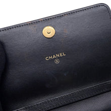 Load image into Gallery viewer, CHANEL ★Matelasse Pearl Chain Mini Chain Wallet BlackAP2932 Lambskin