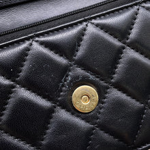 将图像加载到图库查看器中,CHANEL Matelasse PearlChain Mini Chain Wallet BlackAP2932 Lambskin