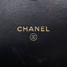 Load image into Gallery viewer, CHANEL ★Matelasse Pearl Chain Mini Chain Wallet BlackAP2932 Lambskin
