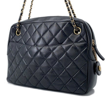 将图像加载到图库查看器中,CHANEL Matelasse Camera Case ChainShoulder Bag BlackAS5181 Lambskin