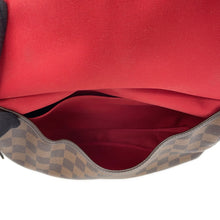 将图像加载到图库查看器中,LOUIS VUITTON Saumur SPO RedN48081 Damier Ebene Canvas Size 30