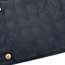 Load image into Gallery viewer, CHANEL New Travel Line Tote BlackA15991 NylonJacquard Leather Size MM