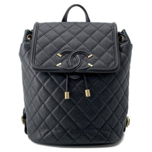 将图像加载到图库查看器中,CHANEL CCFiligree Backpack BlackA57090 Caviar Leather