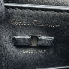 将图像加载到图库查看器中,Ferragamo VIVA BOW Viva Bow Vara Ribbon ChainShoulder NavyGG-210363 Denim