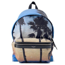 将图像加载到图库查看器中,SAINT LAURENT PARIS CITY Backpack Blue534967 Nylon Leather