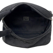 将图像加载到图库查看器中,GUCCI GGNylon Crossbody Bag Black449182 Nylon