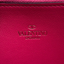 Load image into Gallery viewer, Valentino Garavani Studded Round Zip Long Purse Cloth PinkQW2P0645BOL Leather