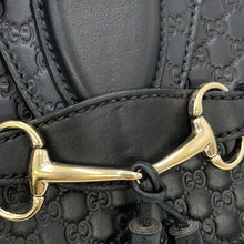 Load image into Gallery viewer, GUCCI ★Emily ChainShoulder Black449636 MicroGuccissimaLeather