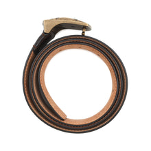 Load image into Gallery viewer, LOUIS VUITTON Utahline Exxon Belt Size 95 Brown Leather