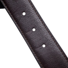 Load image into Gallery viewer, LOUIS VUITTON Utahline Exxon Belt Size 95 Brown Leather