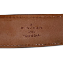Load image into Gallery viewer, LOUIS VUITTON Utahline Exxon Belt Size 95 Brown Leather