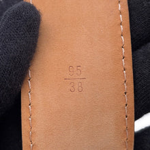 Load image into Gallery viewer, LOUIS VUITTON Utahline Exxon Belt Size 95 Brown Leather