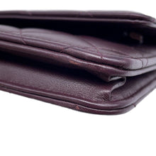 将图像加载到图库查看器中,CHANEL Matelasse Chain wallet PurpleA33814 Lambskin