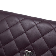 将图像加载到图库查看器中,CHANEL Matelasse Chain wallet PurpleA33814 Lambskin