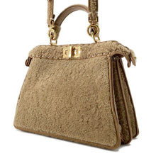 Load image into Gallery viewer, FENDI Peekaboo Icy You Brown8BN327 Mouton Size Small