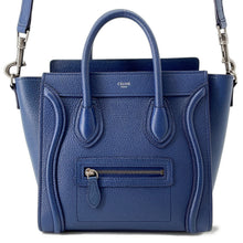 将图像加载到图库查看器中,CELINE Luggage shopper Blue189243 Leather Size Nano