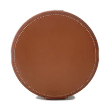 Load image into Gallery viewer, CELINE Tambour Triomphe Shoulder Tan195192 TriompheCanvas Leather Size Medium