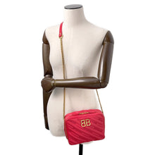 Load image into Gallery viewer, BALENCIAGA BBReporter ChainShoulder Red526678 Leather Size XS