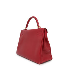 Load image into Gallery viewer, HERMES Kelly Retourne Rouge Vif Box Calf Leather Size 32