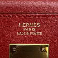 Load image into Gallery viewer, HERMES ★Kelly Retourne Rouge Vif Box Calf Leather Size 32