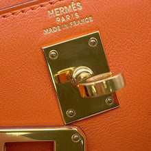 Load image into Gallery viewer, HERMES Mini Kelly Orange Gulliver Size 20