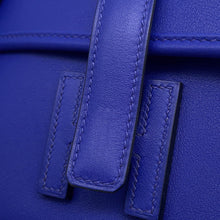 Load image into Gallery viewer, HERMES Jige Duo Blue Electric Swift Leather