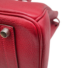 将图像加载到图库查看器中,HERMES Birkin Rouge Casaque Taurillon Clemence Size 35