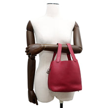 将图像加载到图库查看器中,HERMES Picotin Lock Ruby Taurillon Clemence Size PM