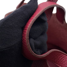 将图像加载到图库查看器中,HERMES Picotin Lock Ruby Taurillon Clemence Size PM