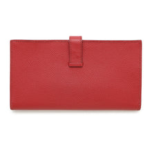 将图像加载到图库查看器中,HERMES ★ Bearn soufflé Rouge Casaque Epsom