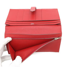 将图像加载到图库查看器中,HERMES ★ Bearn soufflé Rouge Casaque Epsom