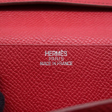 将图像加载到图库查看器中,HERMES ★ Bearn soufflé Rouge Casaque Epsom