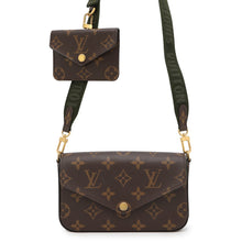 将图像加载到图库查看器中,LOUIS VUITTON Multiie Pochette GreenM80091 Monogram