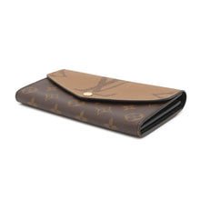 将图像加载到图库查看器中,LOUIS VUITTON ★Portefeuille Sarah NoirM80726 Monogram Reverse Canvas/Monogram