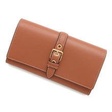 将图像加载到图库查看器中,CELINE ★Large wallet Brown10M053GHH.04LU Sapuru Calf Leather
