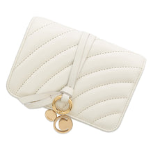 将图像加载到图库查看器中,Chloe Alphabet Tri-Fold Wallet Natural WhiteCHC18AP943A04119 Leather