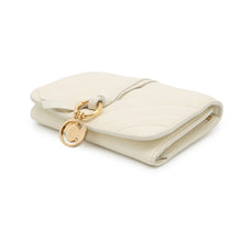 将图像加载到图库查看器中,Chloe Alphabet Tri-Fold Wallet Natural WhiteCHC18AP943A04119 Leather