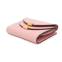 将图像加载到图库查看器中,Chloe ★Georgia Bi-fold Wallet Blush PinCHC16AP285H1Z6E4 Leather