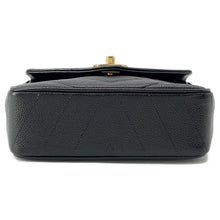 Load image into Gallery viewer, CHANEL V Stitch ChainShoulder Bag Black Caviar Leather