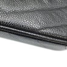 Load image into Gallery viewer, CHANEL V Stitch ChainShoulder Bag Black Caviar Leather
