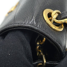 Load image into Gallery viewer, CHANEL V Stitch ChainShoulder Bag Black Caviar Leather