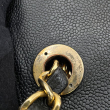 Load image into Gallery viewer, CHANEL V Stitch ChainShoulder Bag Black Caviar Leather