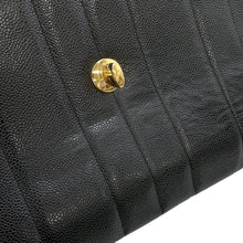 Load image into Gallery viewer, CHANEL Mademoiselle Single Flap ChainShoulder Bag Black Caviar Leather Size 30