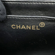 Load image into Gallery viewer, CHANEL Mademoiselle Single Flap ChainShoulder Bag Black Caviar Leather Size 30