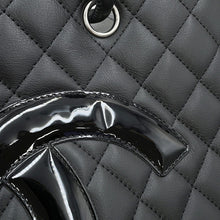 Load image into Gallery viewer, CHANEL Cambon line Tote Bag BlackA25169 Leather Size Large