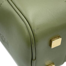 Load image into Gallery viewer, LOEWE Square Anagram Amazona GreenA039N10X02 Canvas Leather Size 19